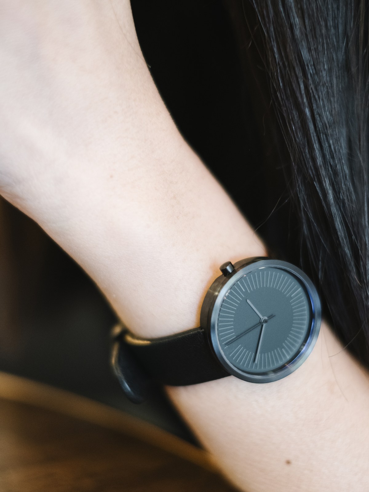 Classic Black Wrist Watch gallery image