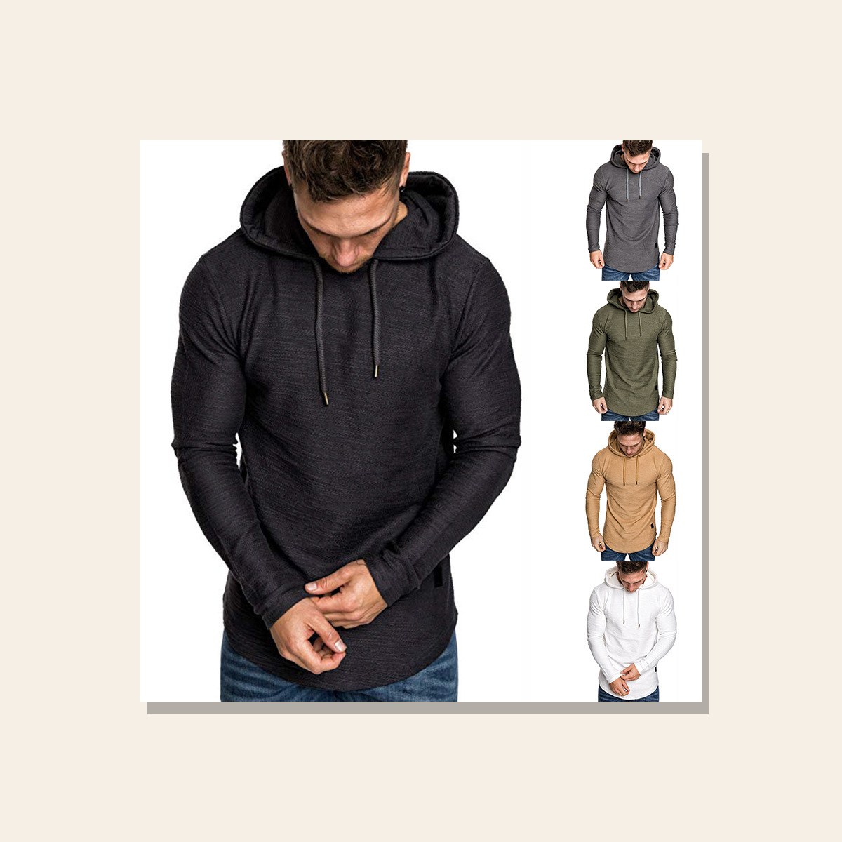 Gents Everyday Slim Hoodie studio product photo