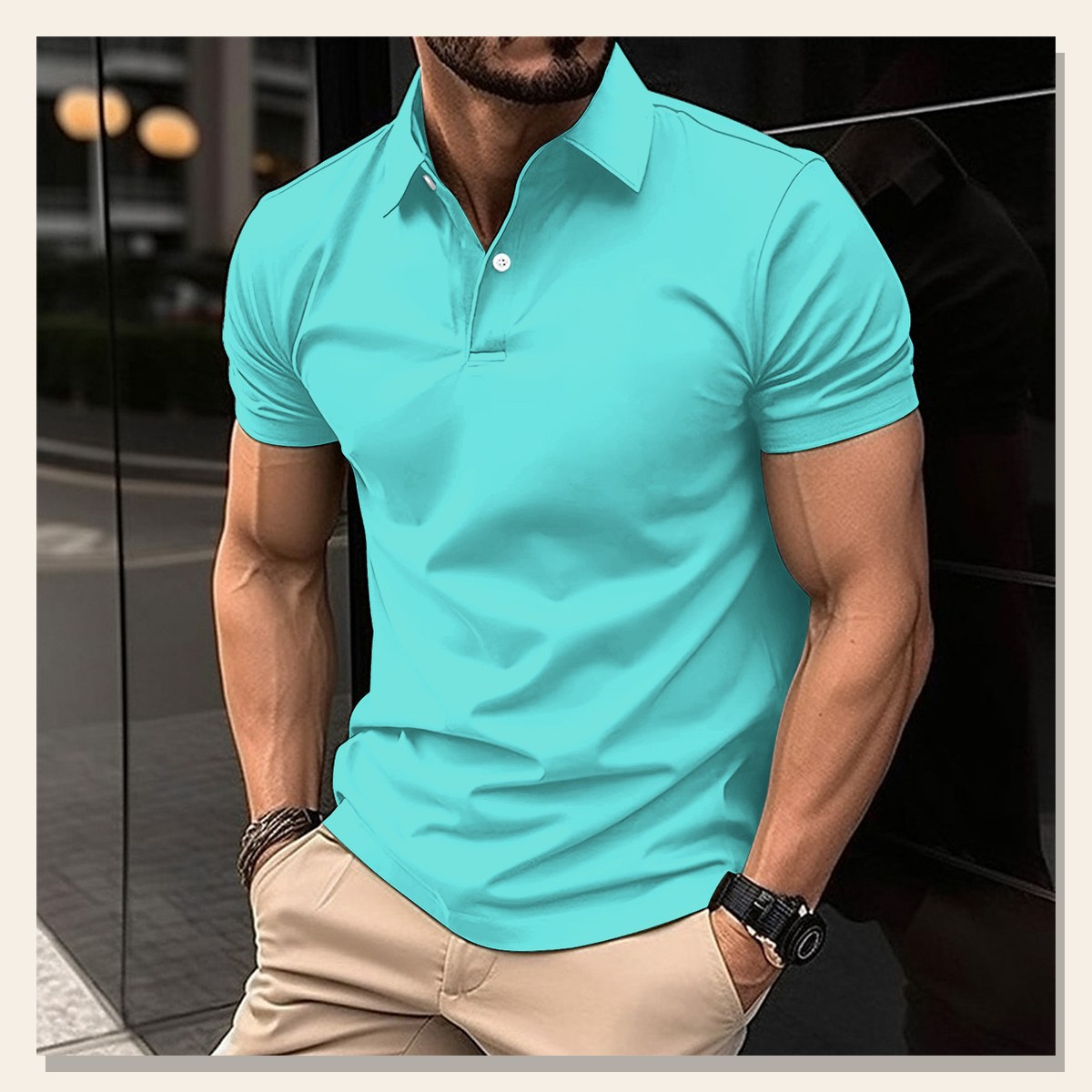 Gents Summer Lapel Polo Shirt gallery image