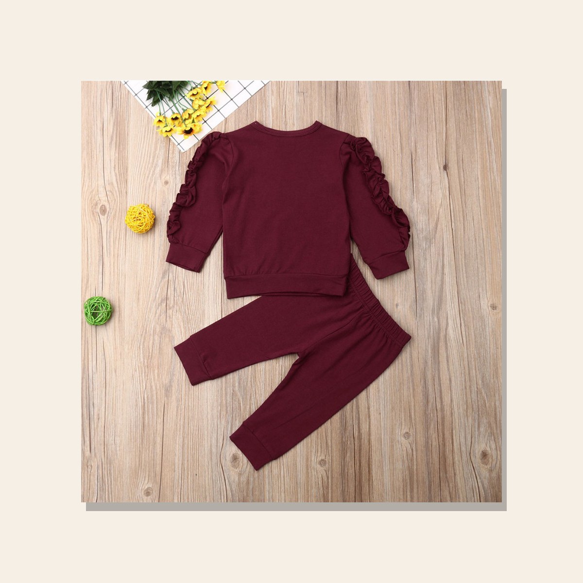 Kids Ruffle Jumper Two-Piece Set gallery image