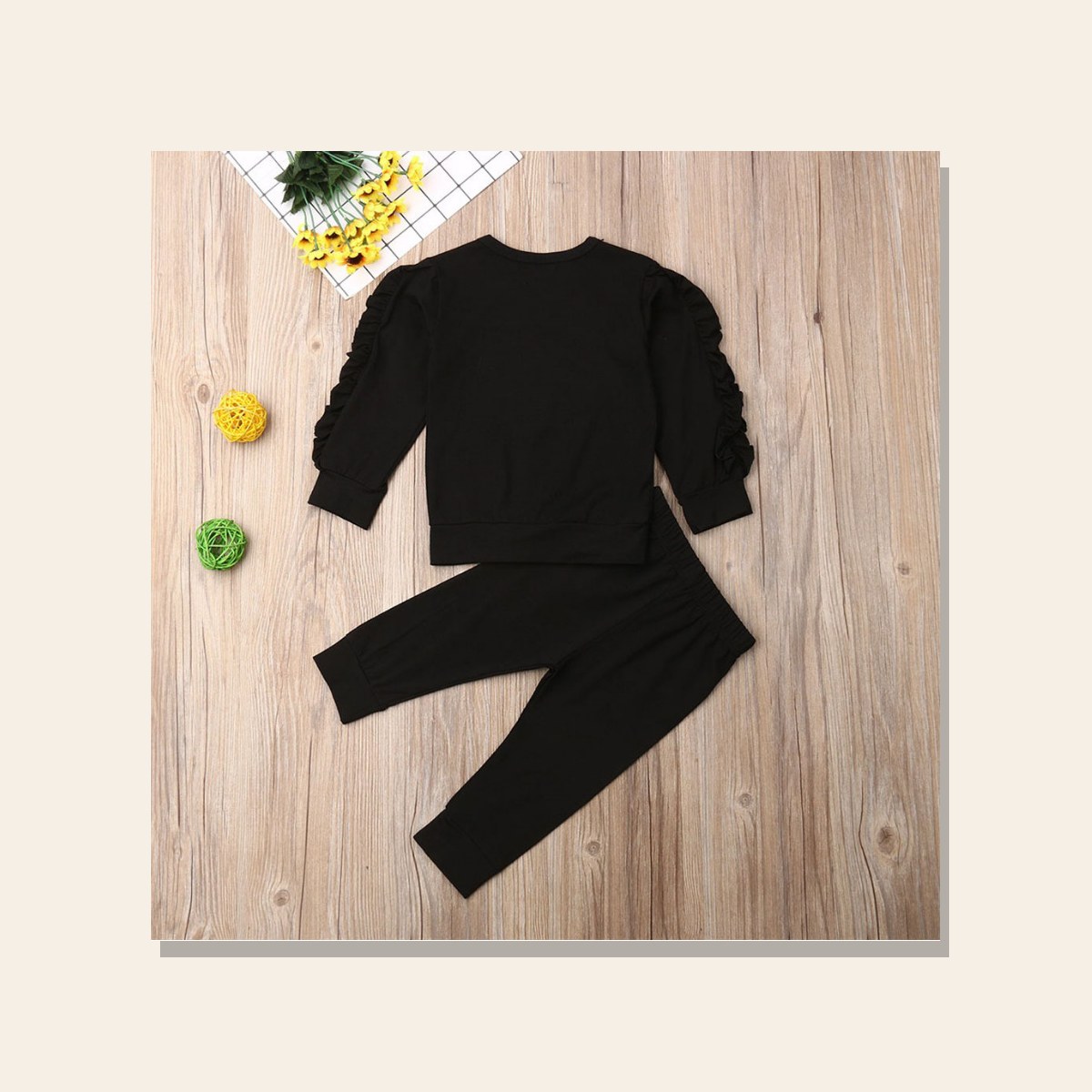 Kids Ruffle Jumper Two-Piece Set gallery image
