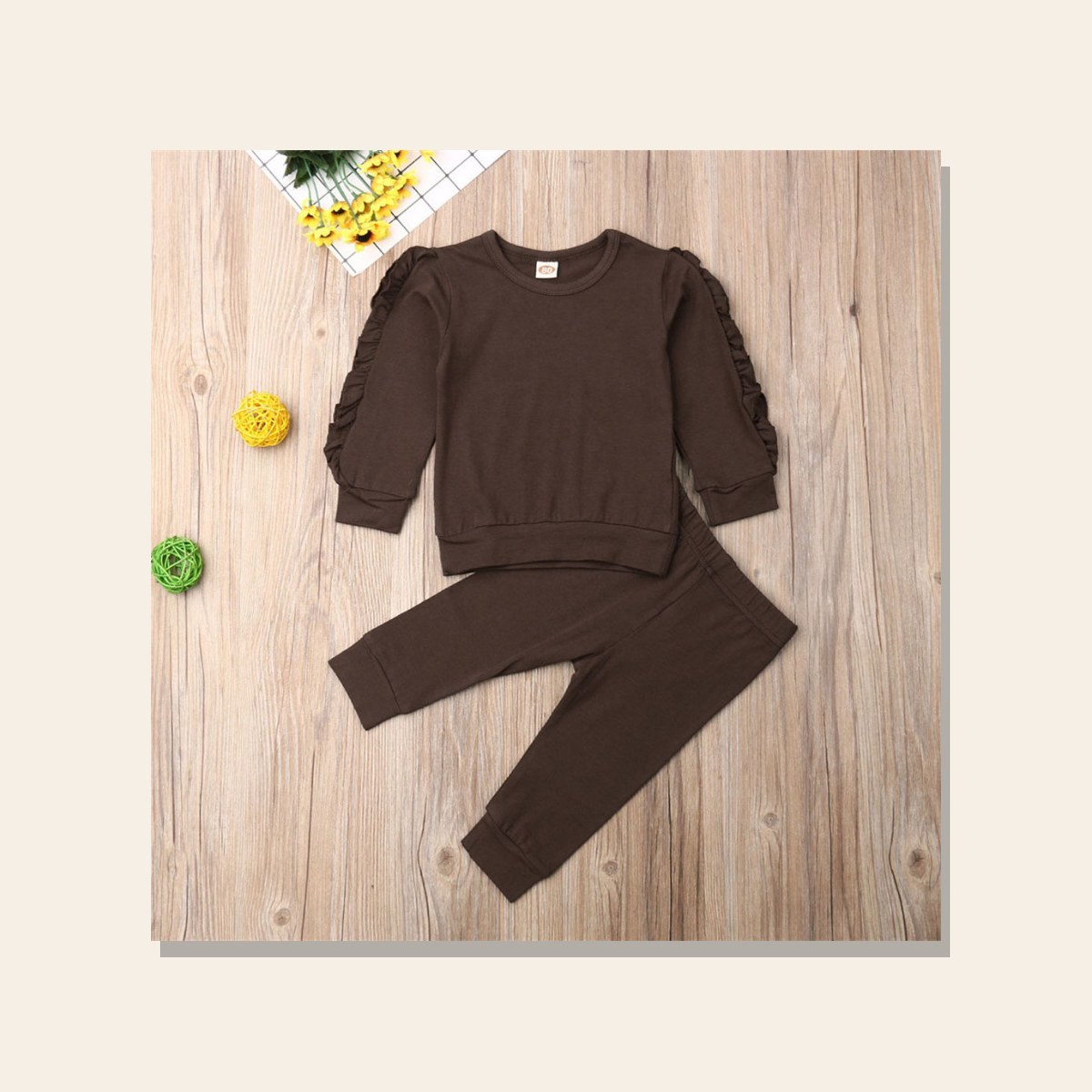 Kids Ruffle Jumper Two-Piece Set gallery image