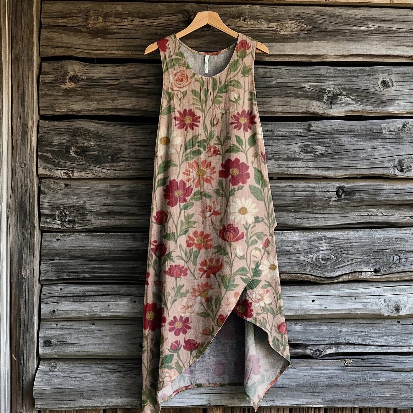 Bohemian Floral Dress Ladies Summer Beach Long Dress
