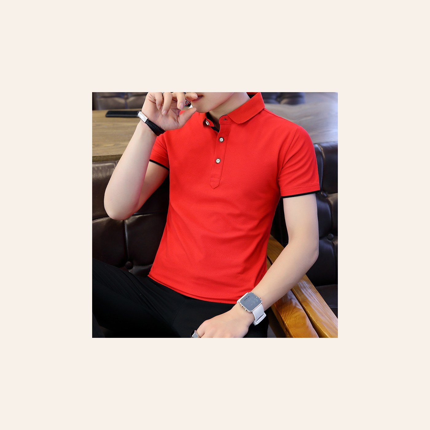 Polo Shirt For Gents Everyday Short Sleeve Polo gallery image