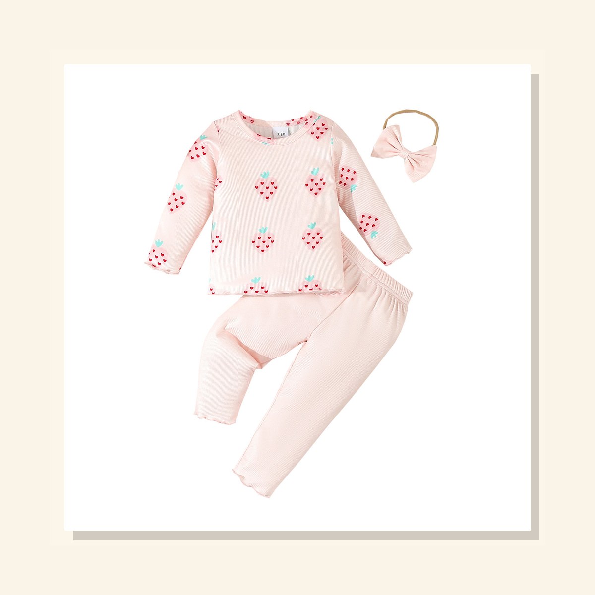 Infant Printed Three-Piece Set gallery image